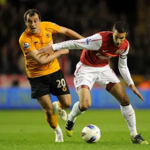 Robin van Persie vs. Nenad Milijas: A Battle at Molineux, Arsenal vs. Wolverhampton Wanderers, Premier League 2011-2012 Robin van Persie vs. Nenad Milijas: A Battle at Molineux, Arsenal vs. Wolverhampton Wanderers, Premier League 2011-2012