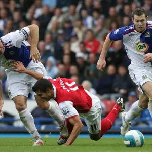 Robin van Persie vs. Ryan Nelson: A Battle at Ewood Park