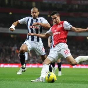 Robin van Persie vs. Steven Reid: A Battle at Emirates Stadium (Arsenal v West Bromwich Albion 2011-12)