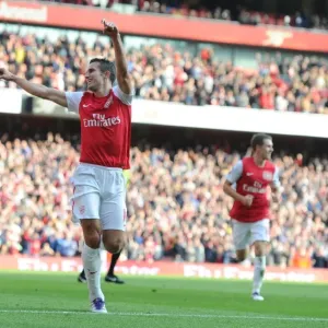 Robin van Persie's Brace: Arsenal's 3-1 Victory Over Stoke City in the Premier League