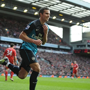 Robin van Persie's Brace: Arsenal's Thrilling Victory Over Liverpool in the Premier League 2011-12
