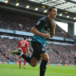 Robin van Persie's Brace: Arsenal's Thrilling Victory Over Liverpool in the Premier League 2011-12