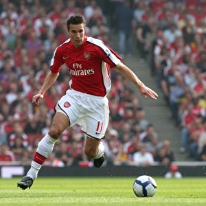 Robin van Persie's Brilliant Performance: Arsenal's 4-0 Victory Over Wigan Athletic in the Premier League