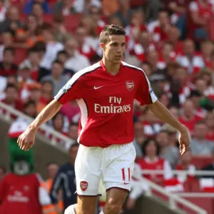 Print of Robin van Persie's Goal in Arsenal's 4-1 Victory Over Portsmouth