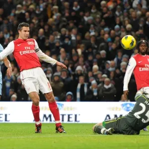 Robin van Persie's Controversial Goal: Manchester City vs. Arsenal, 2011-12 Premier League