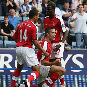 Robin van Persie's Debut Goal: Arsenal's Thrilling 4-0 Victory Over Blackburn Rovers (2008)
