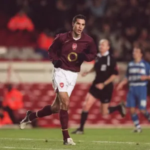 Robin van Persie's Double: Arsenal's 3-0 Carling Cup Victory over Reading, Highbury, 2005 Robin van Persie's Double: Arsenal's 3-0 Carling Cup Victory over Reading, Highbury, 2005