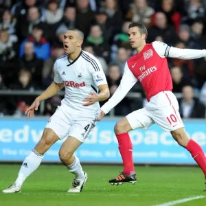 Robin van Persie's Dramatic Goal Past Steven Caulker: Swansea City vs. Arsenal (2012)