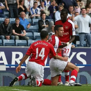 Robin van Persie's Epic Celebration: Arsenal's 4-0 Thrashing of Blackburn Rovers (2008) Robin van Persie's Epic Celebration: Arsenal's 4-0 Thrashing of Blackburn Rovers (2008)