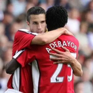 Robin van Persie's Epic Celebration: Arsenal's 4-0 Thrashing of Blackburn Rovers (September 2008) Robin van Persie's Epic Celebration: Arsenal's 4-0 Thrashing of Blackburn Rovers (September 2008)