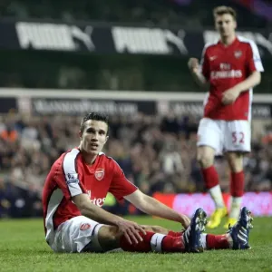 Robin van Persie's Epic Goal: Arsenal's Thrilling Victory over Tottenham Hotspur in the Barclays Premier League (April 14, 2010)