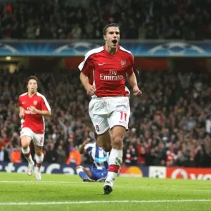Robin van Persie's Historic Debut Goal: Arsenal 4-0 FC Porto, Champions League 2008