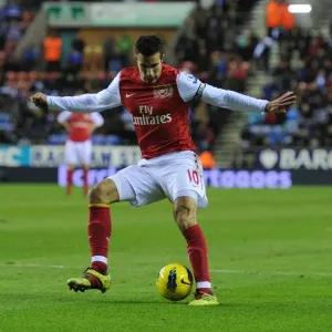 Robin van Persie's Magical Trickery: A Mesmerizing Moment from Wigan Athletic vs. Arsenal, Premier League 2011-12