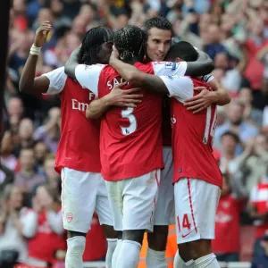 Robin van Persie's Milestone: Arsenal's Triumphant 100-Goal Game (3-0 vs. Bolton Wanderers) Robin van Persie's Milestone: Arsenal's Triumphant 100-Goal Game (3-0 vs. Bolton Wanderers)