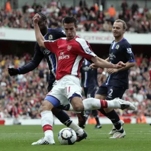 Robin van Persie's Pressured Finish: Arsenal's Thrilling Second Goal vs. Blackburn (6-2)