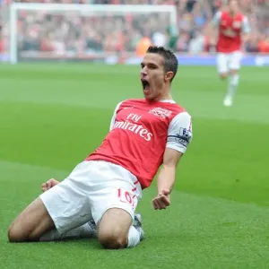 Robin van Persie Print, Arsenal vs. Sunderland Premier League Goal Robin van Persie Print, Arsenal vs. Sunderland Premier League Goal