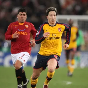 AS Roma Advances Past Arsenal in Penalty Shootout: Nasri vs. Pizarro