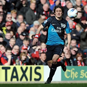 Rosicky in Action: Liverpool vs. Arsenal, Premier League 2011-12