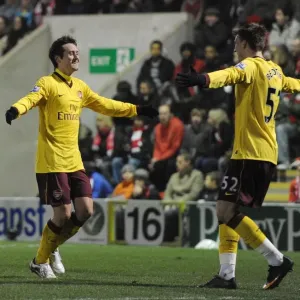 Rosicky and Bendtner: Unforgettable FA Cup Goal Celebration Rosicky and Bendtner: Unforgettable FA Cup Goal Celebration