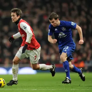 Rosicky and Coleman Clash: Arsenal's Victory Over Everton in the Premier League (2011) Rosicky and Coleman Clash: Arsenal's Victory Over Everton in the Premier League (2011)