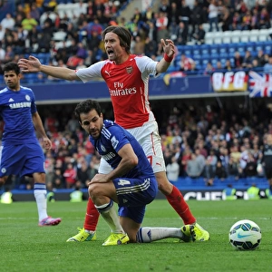 Rosicky and Fabregas Clash: Chelsea vs. Arsenal, Premier League 2014-15