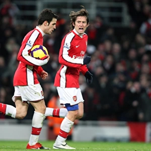 Rosicky and Fabregas: Unforgettable Moment as Arsenal Scores First Goal Against Bolton (4:2), Barclays Premier League, 2010