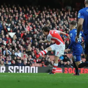 Rosicky Scores the Second: Arsenal vs. Everton, Premier League 2014-15 Rosicky Scores the Second: Arsenal vs. Everton, Premier League 2014-15