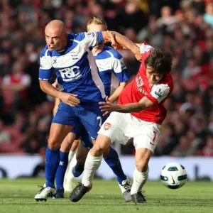 Rosicky vs Carr: Arsenal's Victory Over Birmingham City (2:1), Barclays Premier League, Emirates Stadium, October 16, 2010
