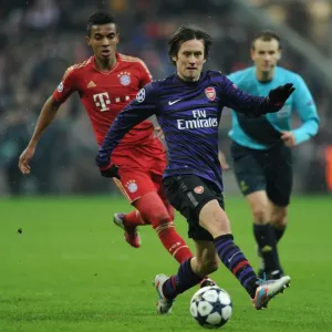 Rosicky vs Gustavo: A Battle in the UEFA Champions League Between Bayern Munich and Arsenal FC