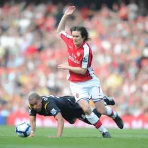Rosicky vs. De Jong: Stalemate at the Emirates, Arsenal vs. Manchester City, FA Barclays Premier League, 2010