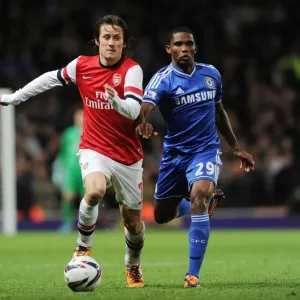 Rosicky's Maze: Outsmarting Eto'o in the Arsenal vs. Chelsea Capital One Cup Clash Rosicky's Maze: Outsmarting Eto'o in the Arsenal vs. Chelsea Capital One Cup Clash
