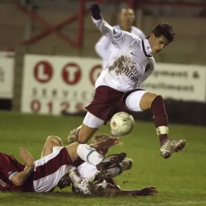 Rui Fonte (Arsenal) Nik Kudiersky (Burnley) Rui Fonte (Arsenal) Nik Kudiersky (Burnley)
