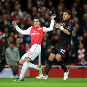RvP's Hat-trick: Arsenal's Dominant Display against AC Milan in UEFA Champions League (3-0) RvP's Hat-trick: Arsenal's Dominant Display against AC Milan in UEFA Champions League (3-0)
