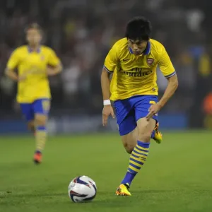 Ryo Miyaichi in Action: Arsenal vs. West Bromwich Albion, Capital One Cup 2013-14 Ryo Miyaichi in Action: Arsenal vs. West Bromwich Albion, Capital One Cup 2013-14