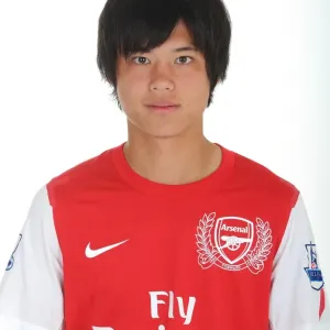 Ryo Miyaichi (Arsenal). Arsenal Photocall, Emirates Stadium, Arsenal Football Club