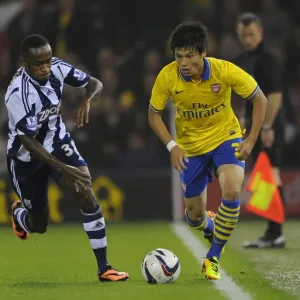 Ryo Miyaichi vs Saido Berahino: Battle at The Hawthorns - West Bromwich Albion vs Arsenal Capital One Cup Clash Ryo Miyaichi vs Saido Berahino: Battle at The Hawthorns - West Bromwich Albion vs Arsenal Capital One Cup Clash