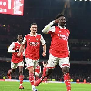 Saka Scores the Second: Arsenal's Victory over Manchester United (2022-23)
