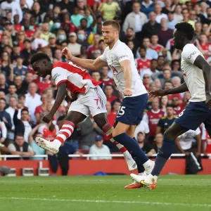 Saka Scores the Third: Arsenal's Victory over Tottenham in the 2021-22 Premier League Saka Scores the Third: Arsenal's Victory over Tottenham in the 2021-22 Premier League