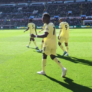 Saka Strikes: Arsenal's Thrilling Victory over Aston Villa in the Premier League 2021-22 Saka Strikes: Arsenal's Thrilling Victory over Aston Villa in the Premier League 2021-22