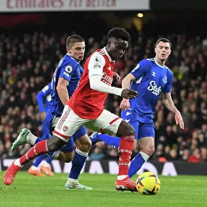 Saka Strikes: Arsenal's Triumph Over Everton in the 2022-23 Premier League - Bukayo Saka Scores First Goal