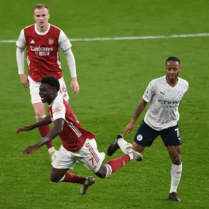 Saka vs Sterling: Empty Battle - Arsenal vs Manchester City, Premier League 2021 Saka vs Sterling: Empty Battle - Arsenal vs Manchester City, Premier League 2021