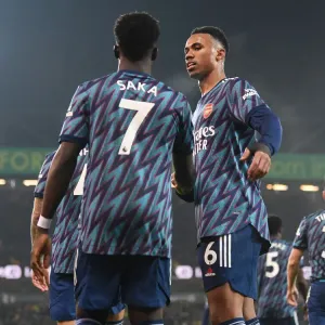 Saka's Brace: Arsenal's Dominant 3-0 Victory Over Norwich City (2021-22 Premier League) Saka's Brace: Arsenal's Dominant 3-0 Victory Over Norwich City (2021-22 Premier League)