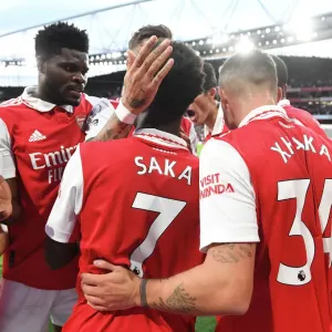 Saka's Stunner: Arsenal's Triumphant Three-Goal Blitz Against Liverpool (2022-23)
