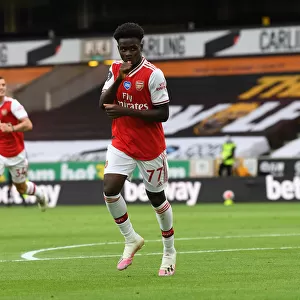 Saka's Stunner: Arsenal's Victory at Wolverhampton Wanderers (2019-2020)