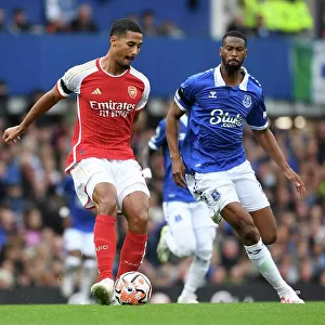 Saliba Under Pressure: Everton vs. Arsenal, Premier League 2023-24