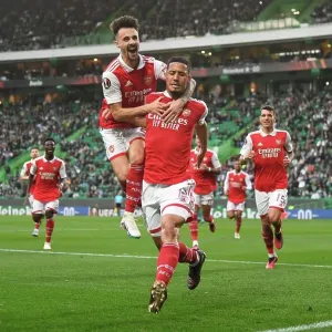 Saliba and Vieira's Europa League Goal Celebration: Arsenal's Unforgettable Moment in Lisbon