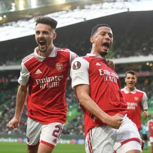 Saliba and Vieira's Historic First Goal: Arsenal's Europa League Victory Against Sporting Lisbon