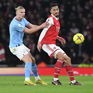 Saliba vs Haaland: A Star-Studded Clash in Arsenal vs Manchester City Premier League Showdown