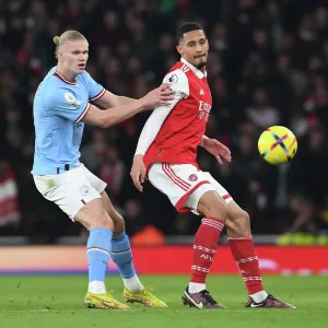 Saliba vs Haaland: A Star-Studded Clash in Arsenal vs Manchester City Premier League Showdown Saliba vs Haaland: A Star-Studded Clash in Arsenal vs Manchester City Premier League Showdown
