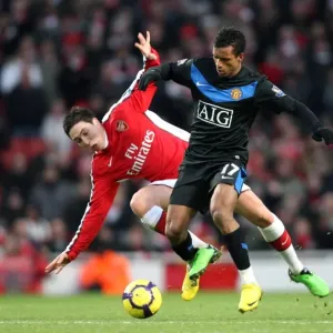 Sami Nasri (Arsenal) Nani (Man Utd). Arsenal 1: 3 Manchester United. Barclays Premier League Sami Nasri (Arsenal) Nani (Man Utd). Arsenal 1: 3 Manchester United. Barclays Premier League